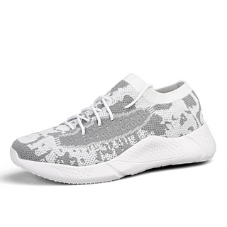 Sleek and stylish jogging sneakers. Featuring a lightweight, breathable knitted upper in a modern camo-inspired pattern. Designed for comfort and flexibility during your active lifestyle.