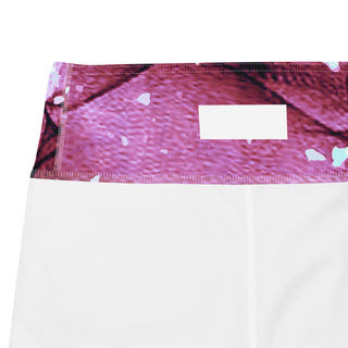 Lavender floral print yoga leggings from K-AROLE fashion brand.